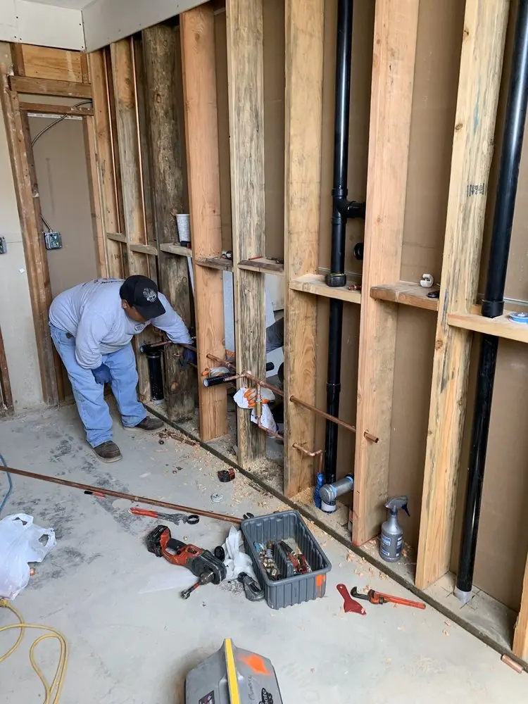 Commercial rough-in plumbing for Gas Line Repair in Hunter West